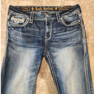 Womens Rock Revival Priya Easy Crop Jeans 31x22